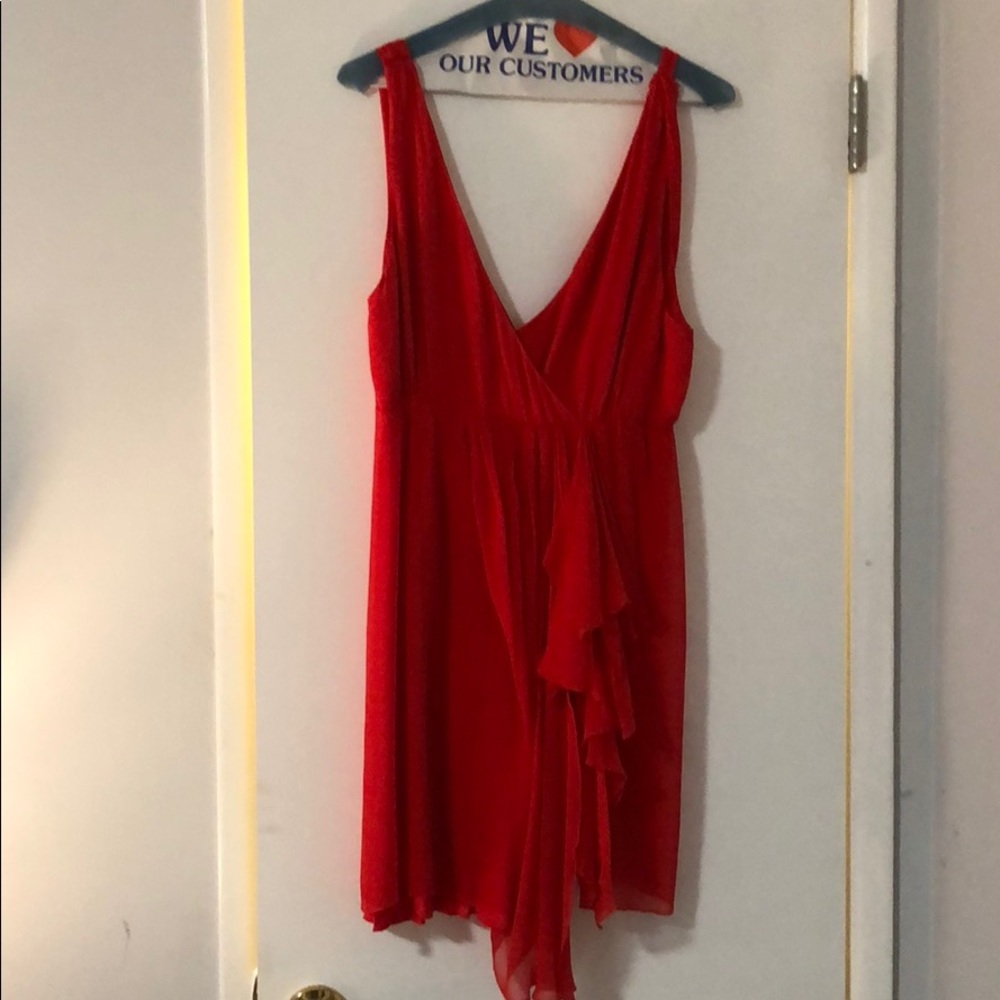 Alice and Olivia red cocktail dress